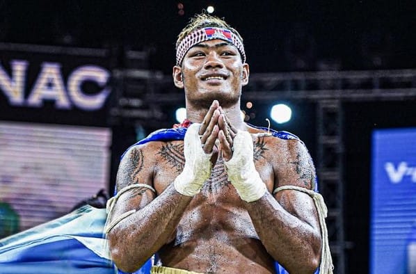 Thoeun Theara posed for a photo